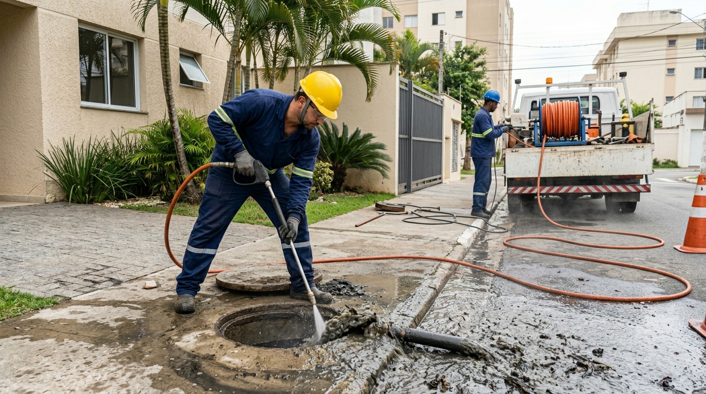 Hidrojateamento Industrial em Jundiaí‑SP